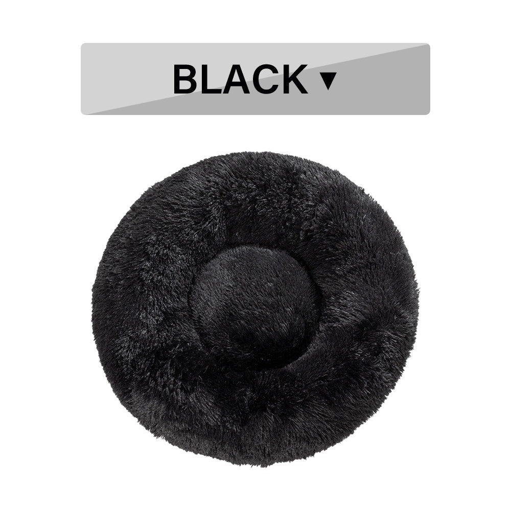 Fluffy Donut Calming Pet Bed — 16 Colors, Sizes S–XL - Che Cose Belle