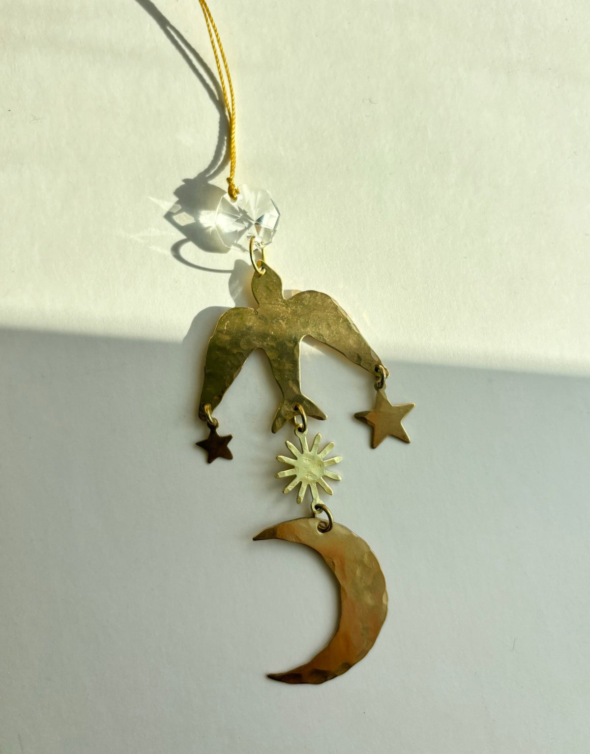 Flying Wonder Ornament with Vintage Glass Crystal - Che Cose Belle