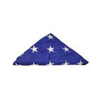 Pre-Folded American Flags for Flag Display Cases - American made flags and hand folded by veterans.