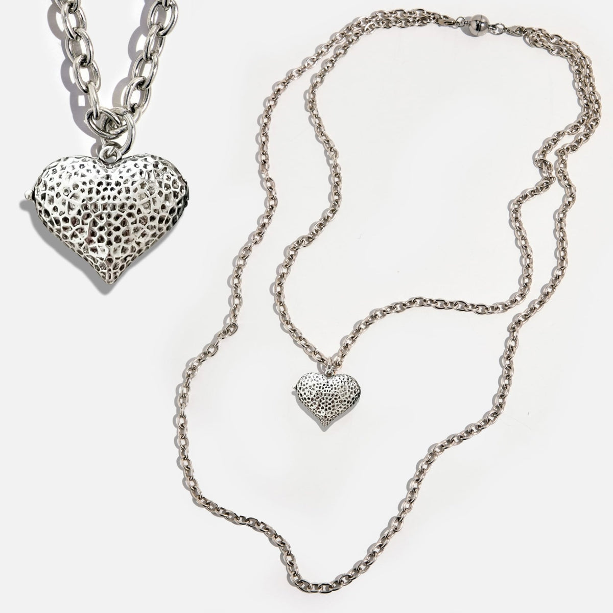 Follow Your Heart Heart Locket Essential Necklace - Che Cose Belle