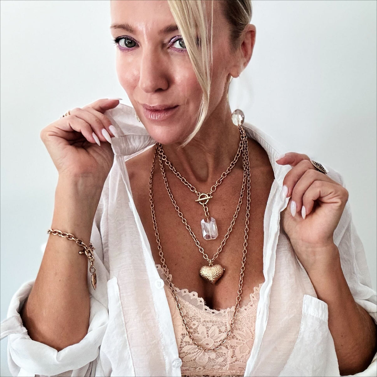 Follow Your Heart Heart Locket Essential Necklace - Che Cose Belle