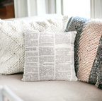 Follow Your Dreams 16in Canvas Pillow Rustic Farmhouse Arrow Throw