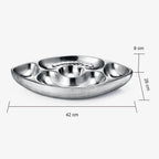 Football Tailgate Superbowl Serving Bowl Silver Brass Snack - Che Cose Belle