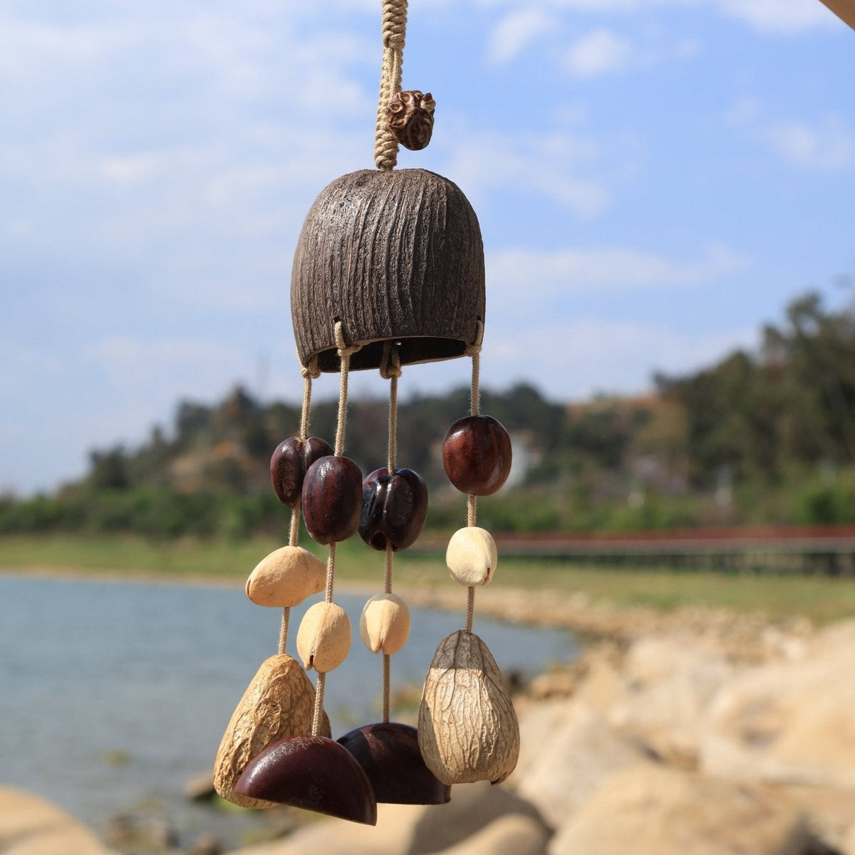 "Forest Chime" Seed Bell Mobile