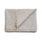 Forest Night Handwoven Neutral Cashmere Merino Scarf - Che Cose Belle