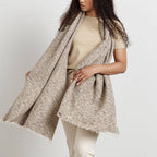 Forest Night Handwoven Neutral Cashmere Merino Scarf - Che Cose Belle