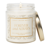 Forever and Always Soy Candle - Clear Jar - 9 oz - Che Cose Belle