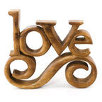 Forever Bloom – Hand - Carved Wooden Sculpture, Handmade Decorative Home Art - Che Cose Belle