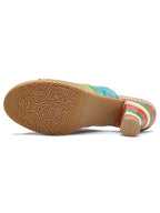 Four Color Splicing Slippers - Che Cose Belle