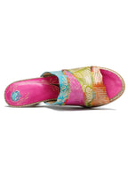 Four Color Splicing Slippers - Che Cose Belle