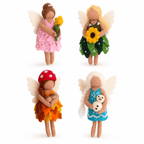 Four Seasons Fairy Felt Ornament Set – Spring, Summer, Fall & Winter Angels - Che Cose Belle