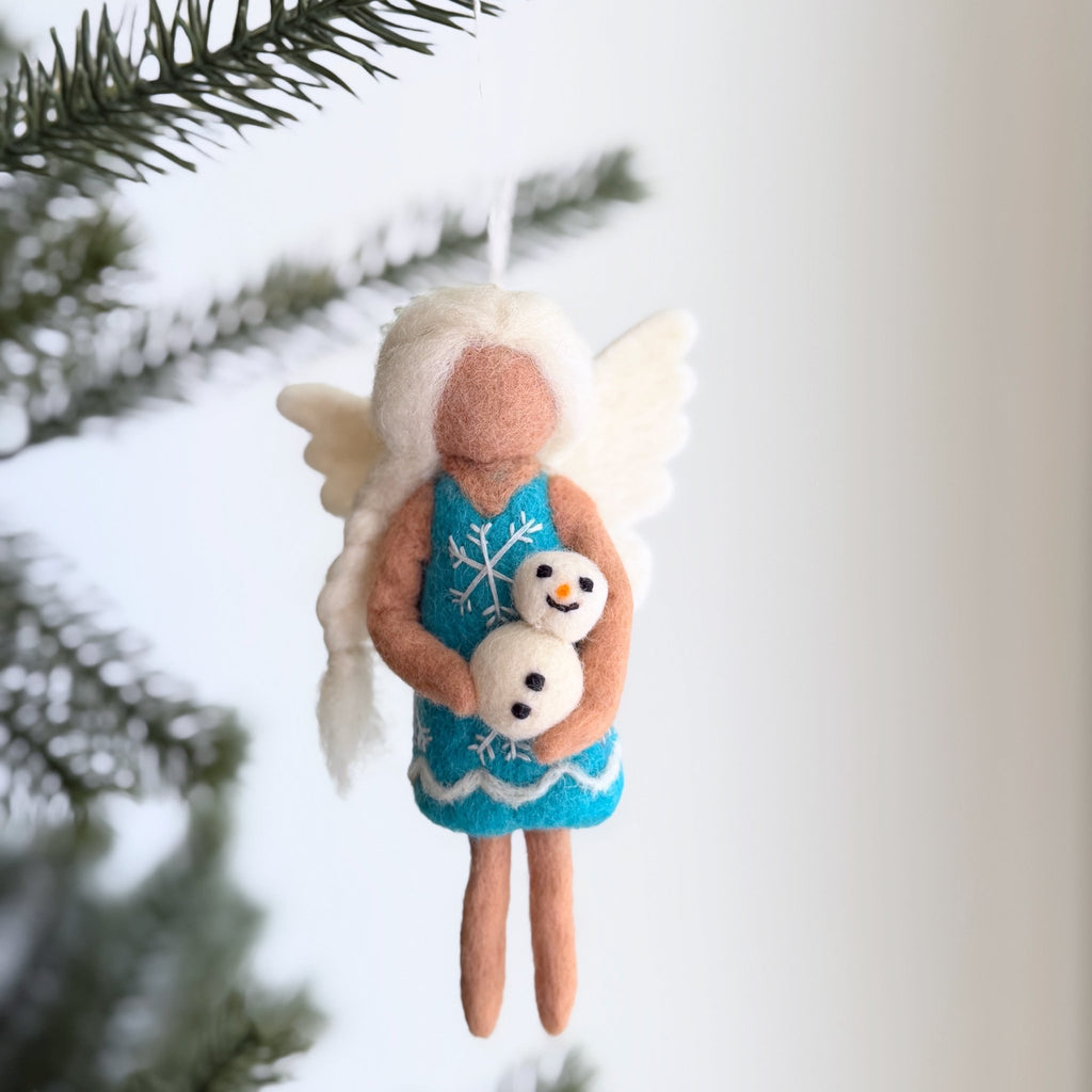 Four Seasons Fairy Felt Ornament Set – Spring, Summer, Fall & Winter Angels - Che Cose Belle