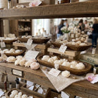Four Seasons Floral Wooden Dough Bowl Candle - Che Cose Belle