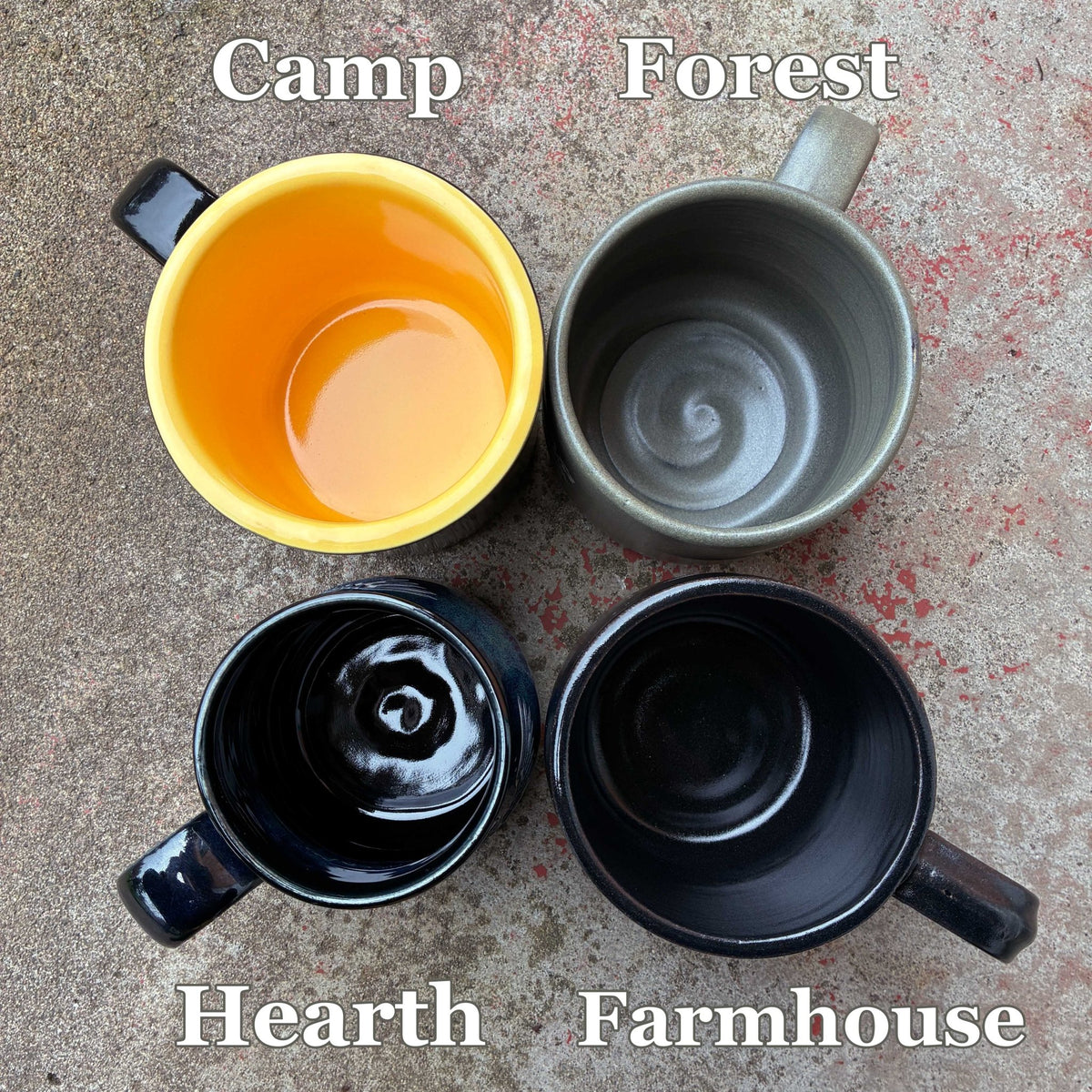 Frankenstein Mug, Farmhouse Style Handmade Pottery - Che Cose Belle