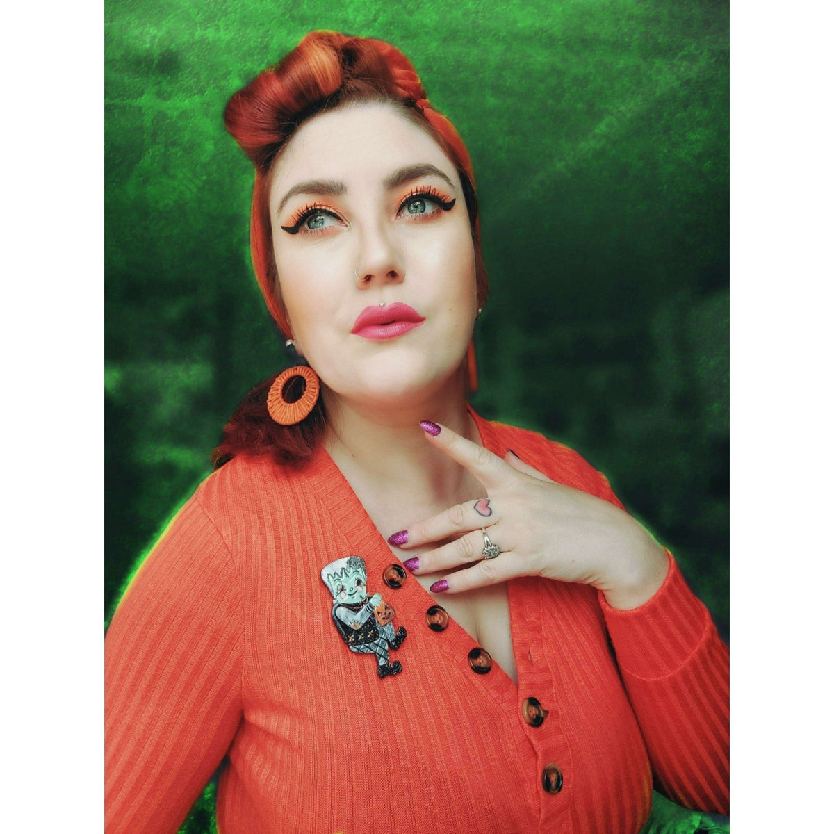 Frankenstomp Brooch by Johanna Parker x Lipstick & Chrome - Che Cose Belle