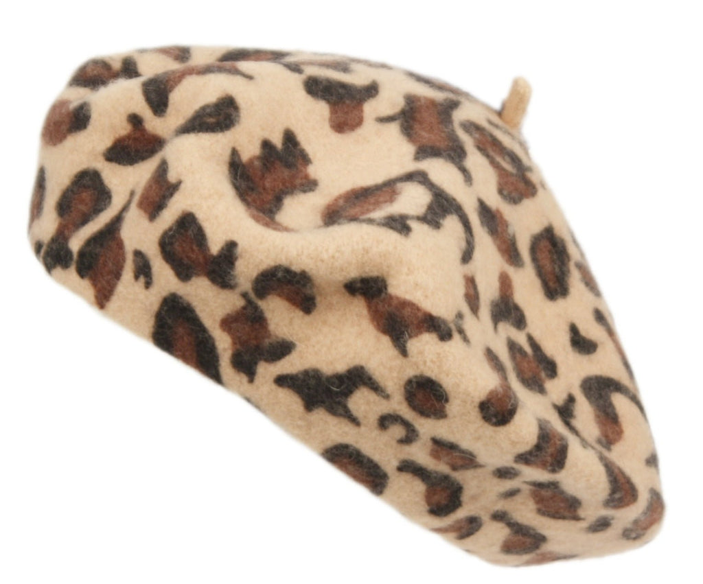 FRENCH LEOPARD BERET - Che Cose Belle