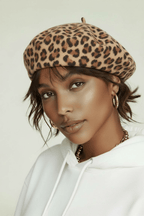 FRENCH LEOPARD BERET - Che Cose Belle