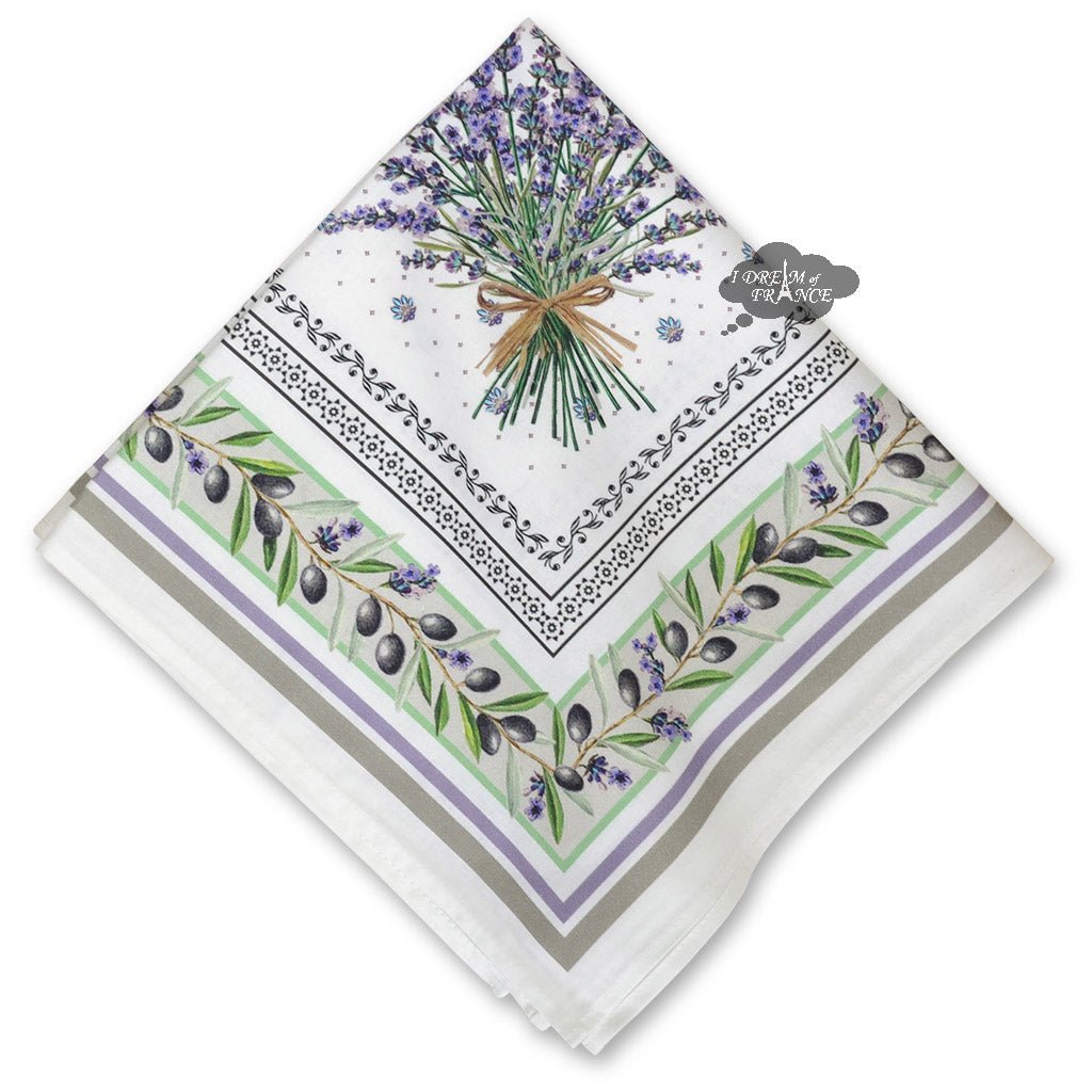 French Provencal napkin - Cotton - Lauris natural | Tissus Toselli - Che Cose Belle