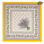 French Provencal napkin - Cotton - Lauris yellow | Tissus Toselli - Che Cose Belle