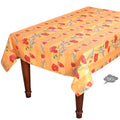 French Provencal tablecloth - Acrylic coated cotton, Spill-proof - 58" square - Poppies yellow | Tissus Toselli - Che Cose Belle