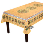 French Provencal tablecloth - Polyester - Stain-resistant - Rectangular - Provence Olivier yellow | Provence Imports - Che Cose Belle
