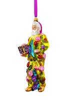 Fresh Squeezed Santa Polish Glass Ornament - Che Cose Belle