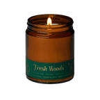 Fresh Woods Holiday Soy Blend Candle — Christmas Tree, Pine & Balsam - Che Cose Belle