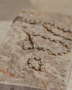 Freshwater Pearl and Flower Beaded Bracelet - Che Cose Belle