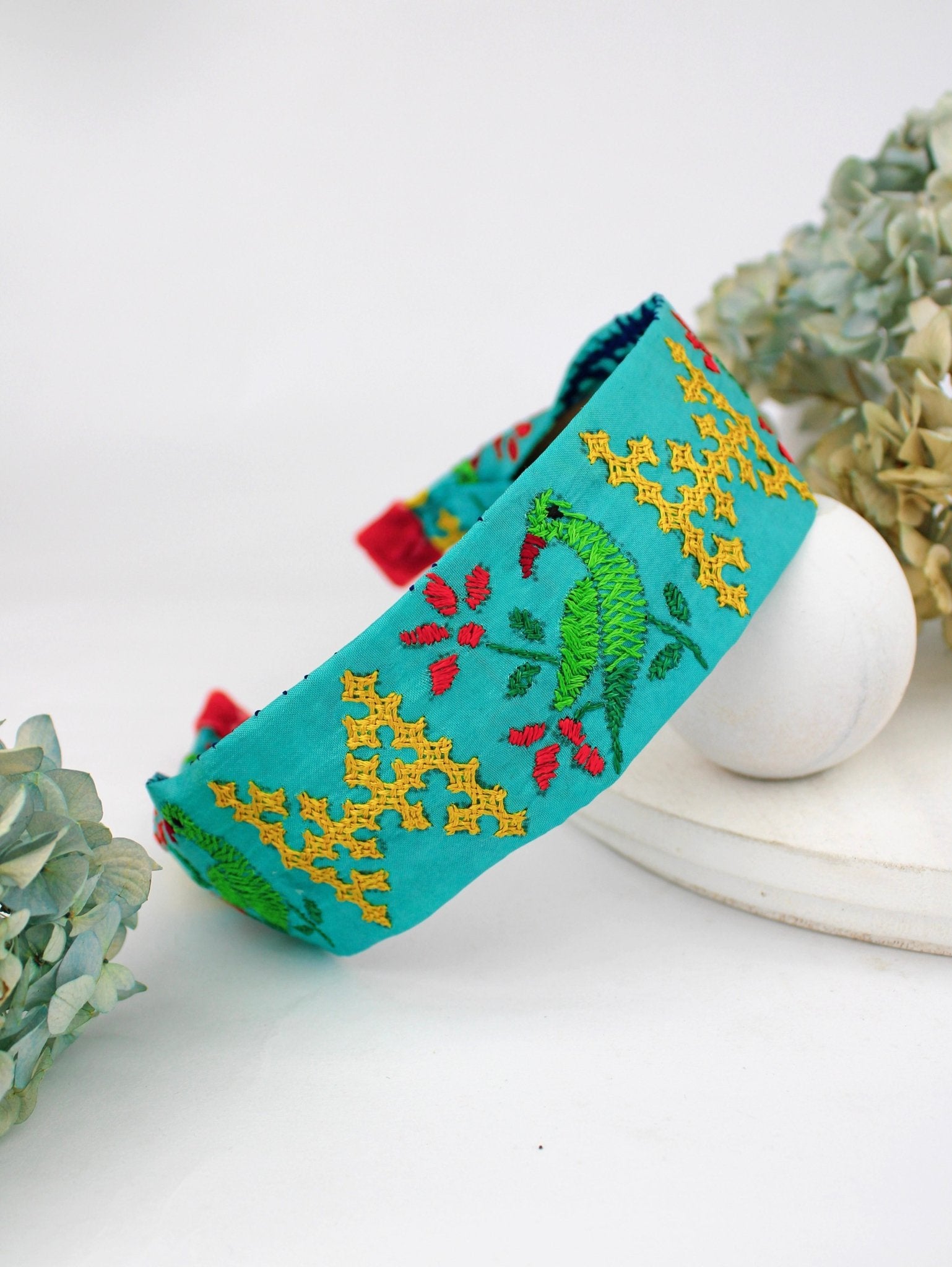 Frida Embroidered Headband - Che Cose Belle
