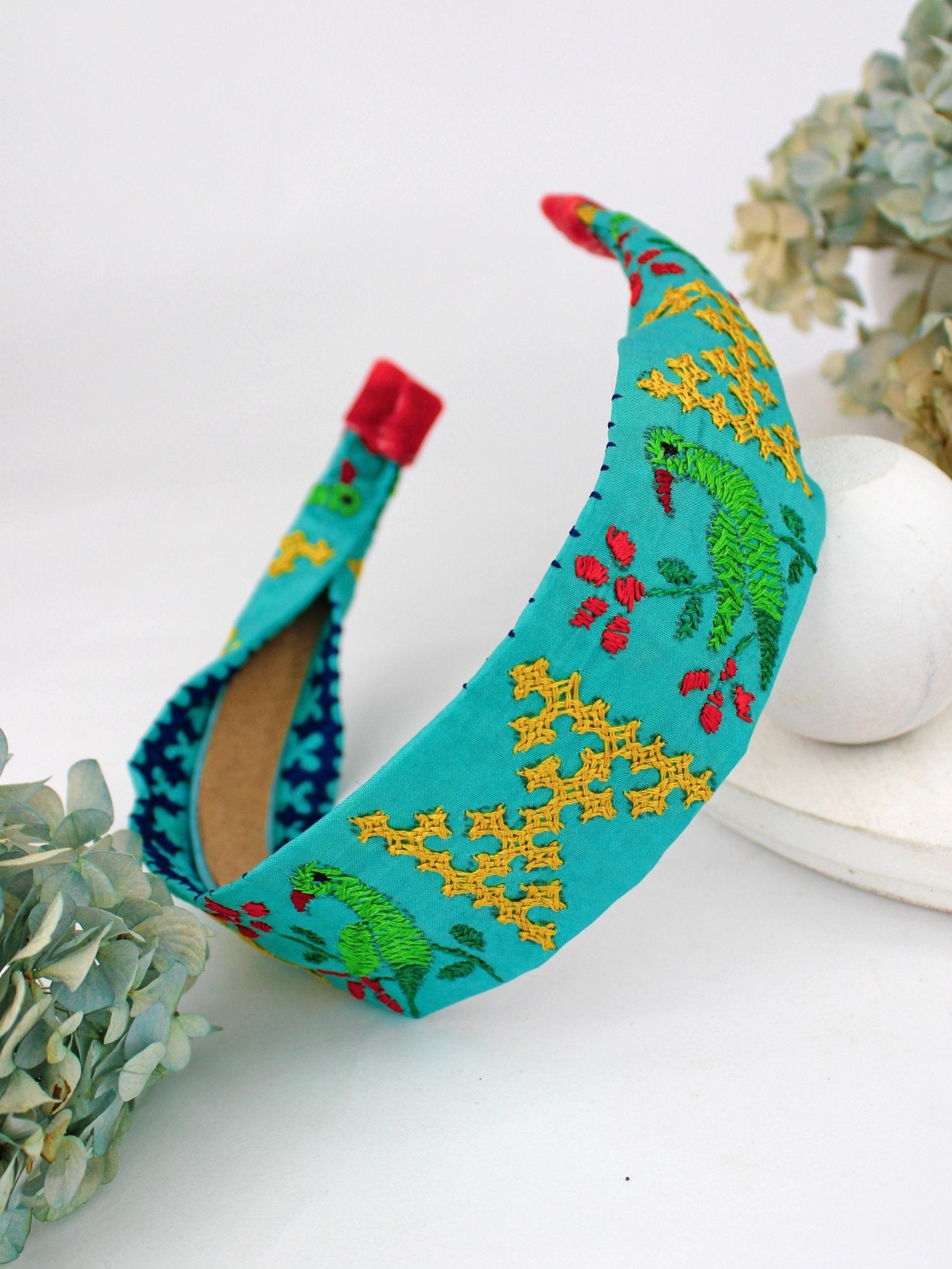 Frida Embroidered Headband - Che Cose Belle