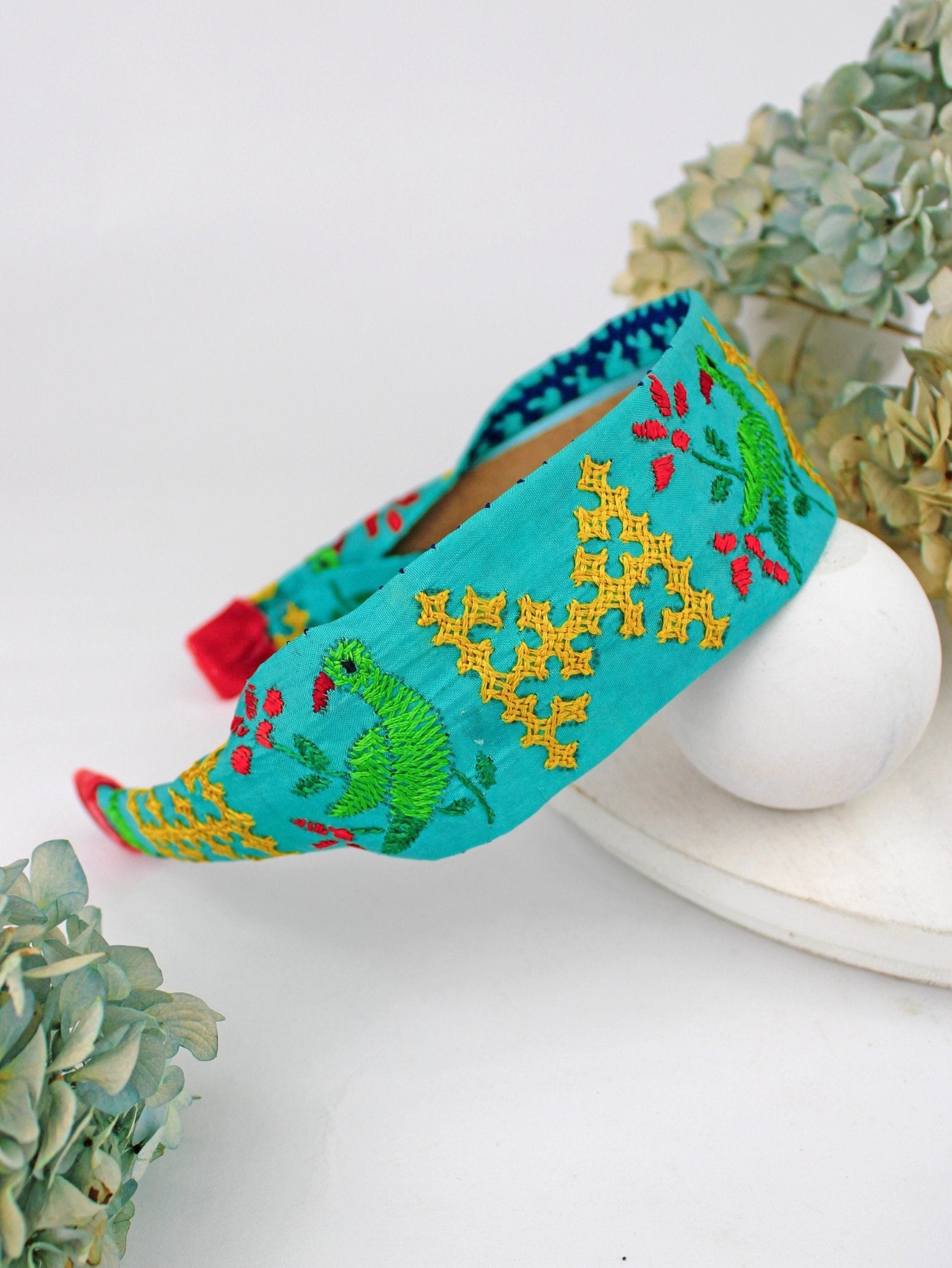 Frida Embroidered Headband - Che Cose Belle