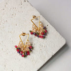 Rainbow Fringe Earrings