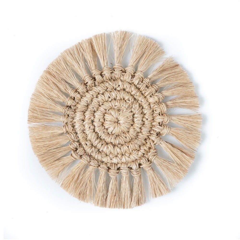 Fringes Coaster - set of 4 - Che Cose Belle