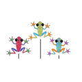 Frog Garden Stake, Asst (Set of 3) - Che Cose Belle