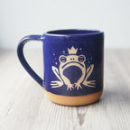 Frog Prince Mug, Farmhouse Style Handmade Pottery - Che Cose Belle
