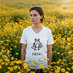 Frog - V-neck Tee