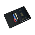 Front Pocket Black Passport Holder - Che Cose Belle