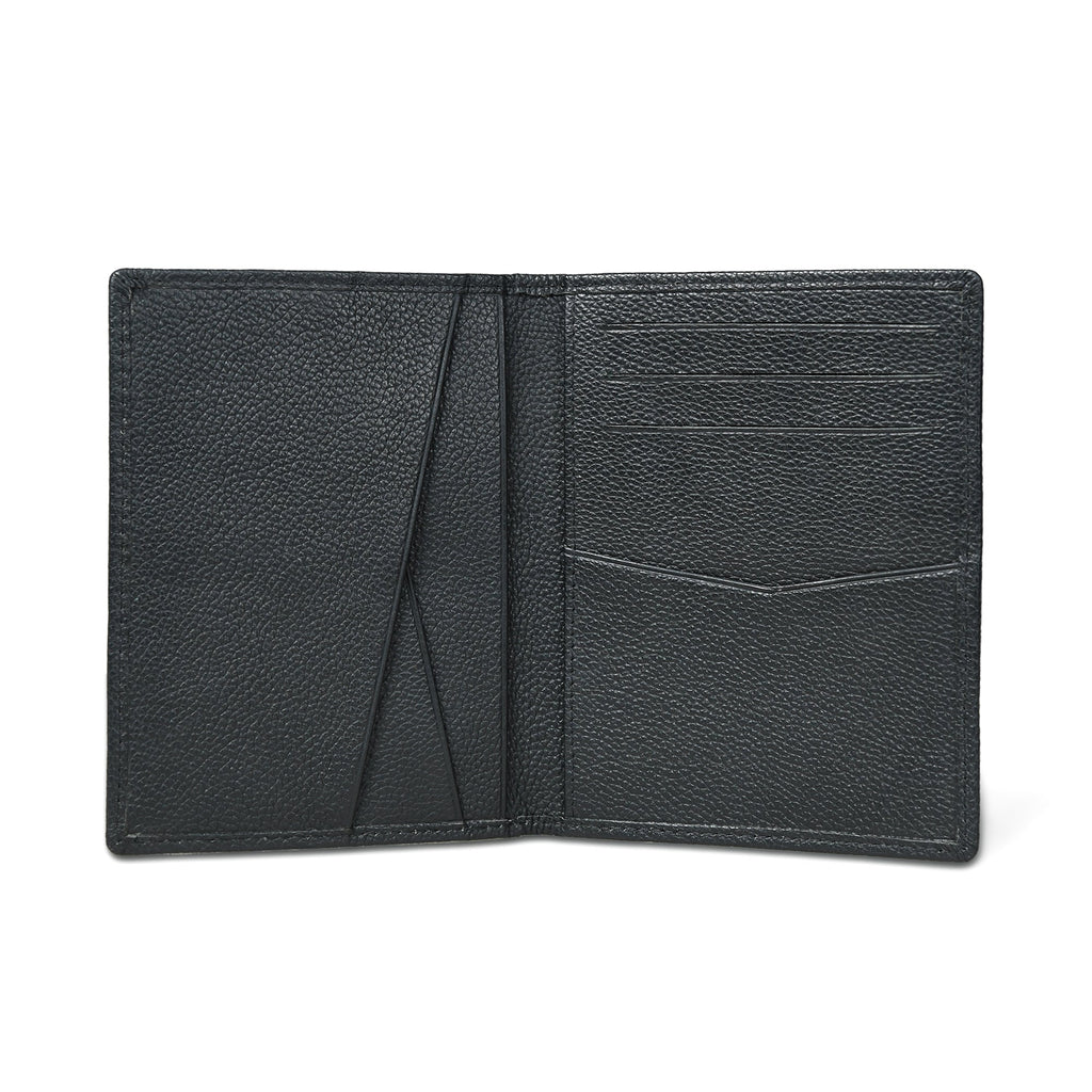 Front Pocket Black Passport Holder - Che Cose Belle
