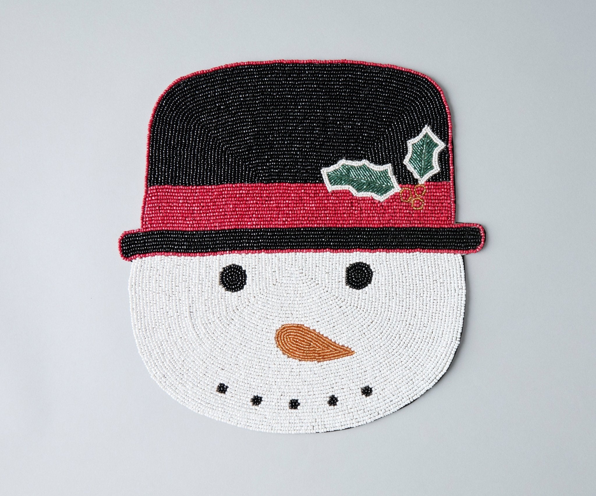 Frosty Snowman Placemat, Christmas Placemat, Snowman Placemat - Che Cose Belle