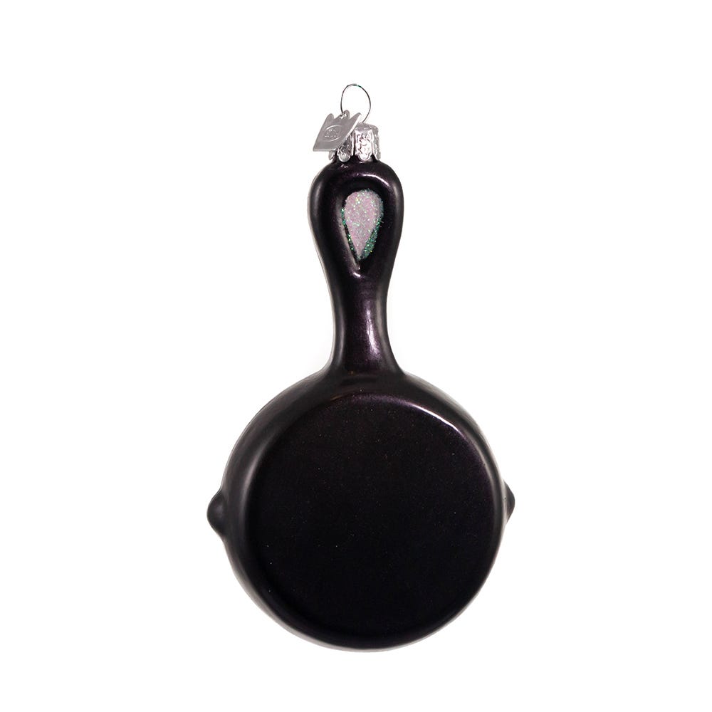 Frying Pan Glass Ornament - 5 Inch - Che Cose Belle