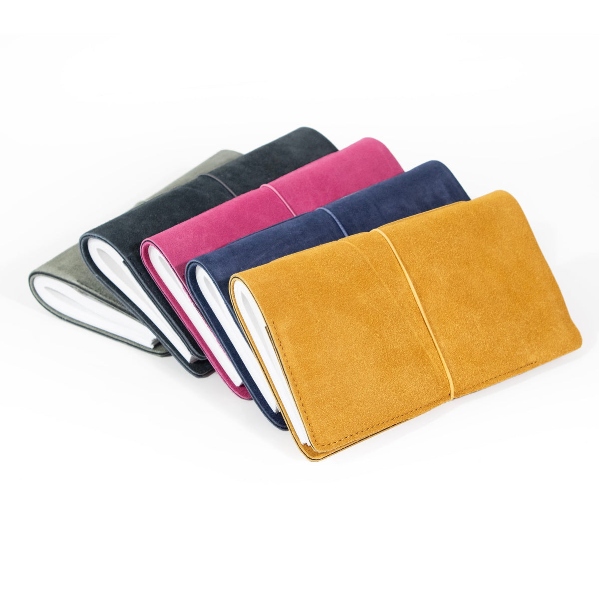 Fuchsia Suede Journal W/ Organic Cotton Paper: Small - Che Cose Belle