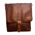 Full Grain Leather Messenger Bag for Men – Crossbody Work & Everyday Shoulder Bag - Che Cose Belle