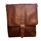 Full Grain Leather Messenger Bag for Men – Crossbody Work & Everyday Shoulder Bag - Che Cose Belle