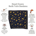 Full Hand Drawn Batik Tulis Bandana - Che Cose Belle