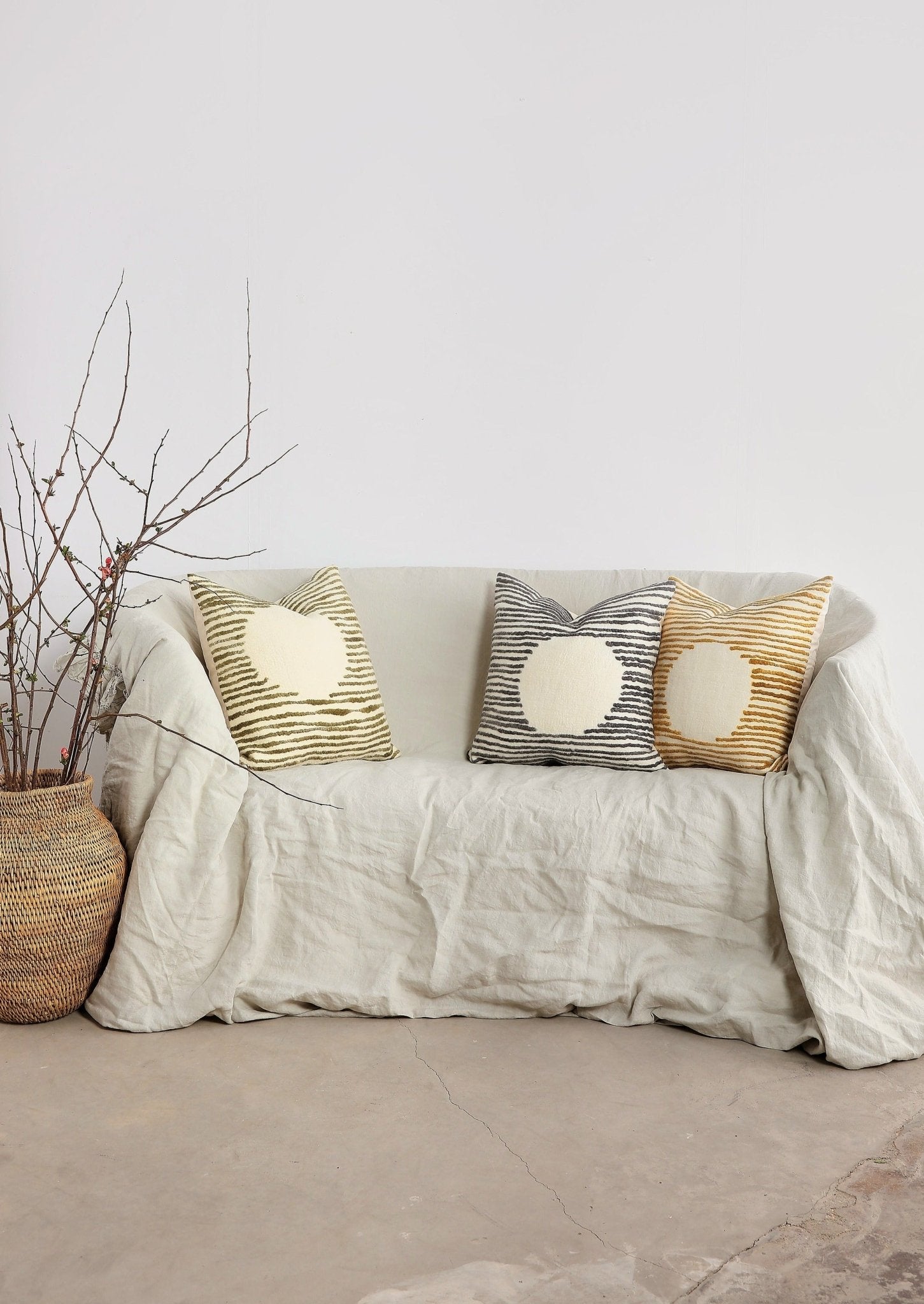 Full Moon Throw Pillow - Che Cose Belle