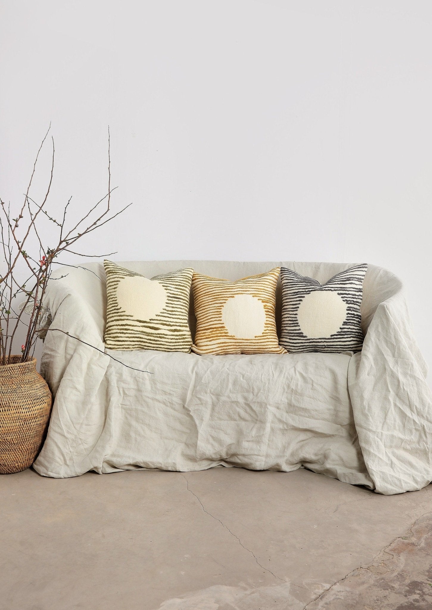 Full Moon Throw Pillow - Che Cose Belle