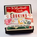 Funny Vintage Cookbook Cover Kitchen Coasters - Che Cose Belle
