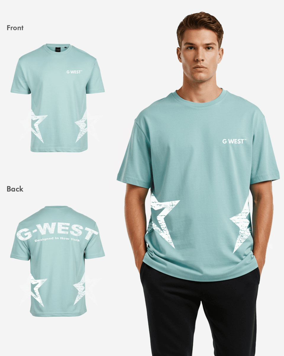 G West Mens Arch Logo Oversized Tee - Che Cose Belle