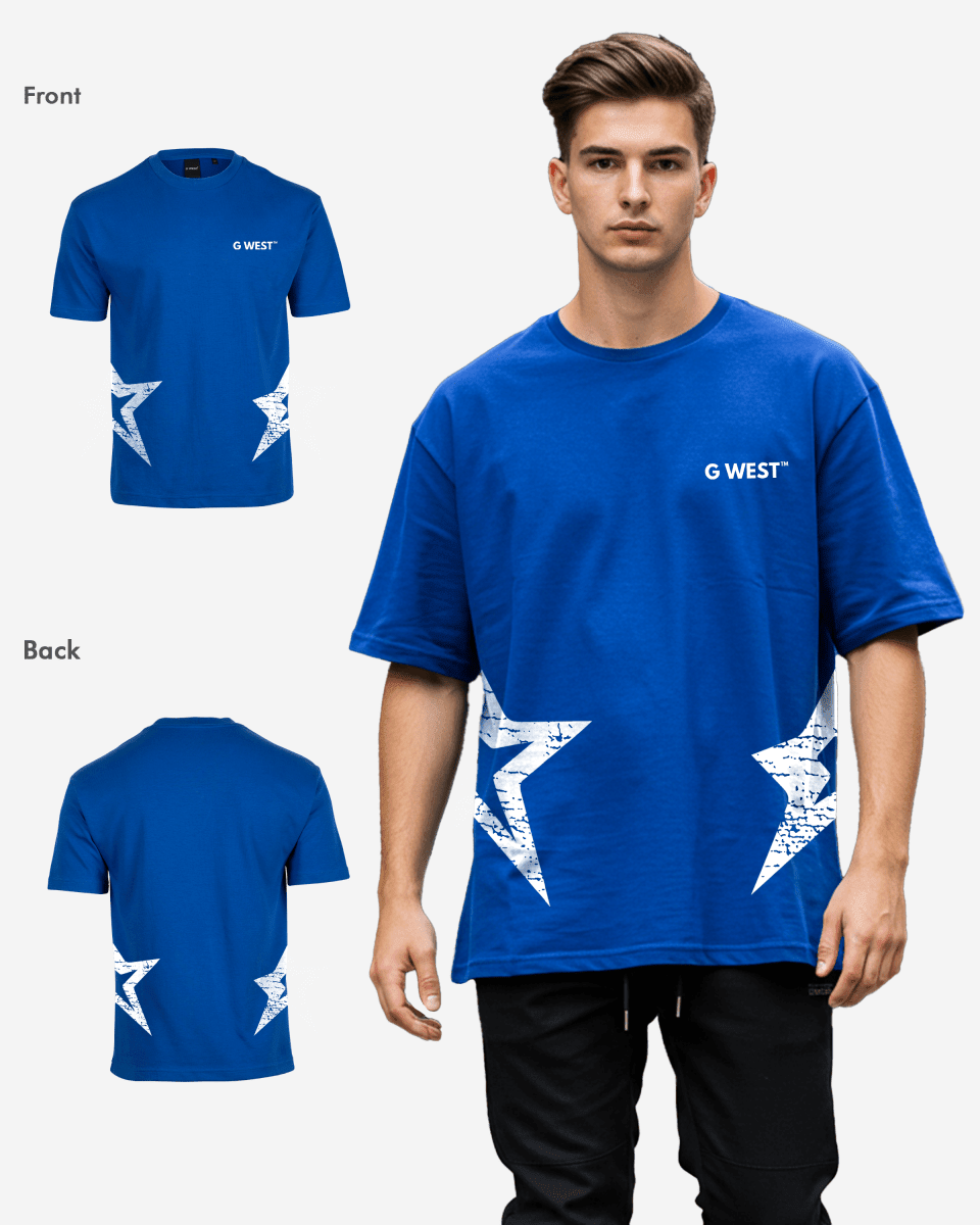 G West Mens Arch Logo Oversized Tee - Che Cose Belle