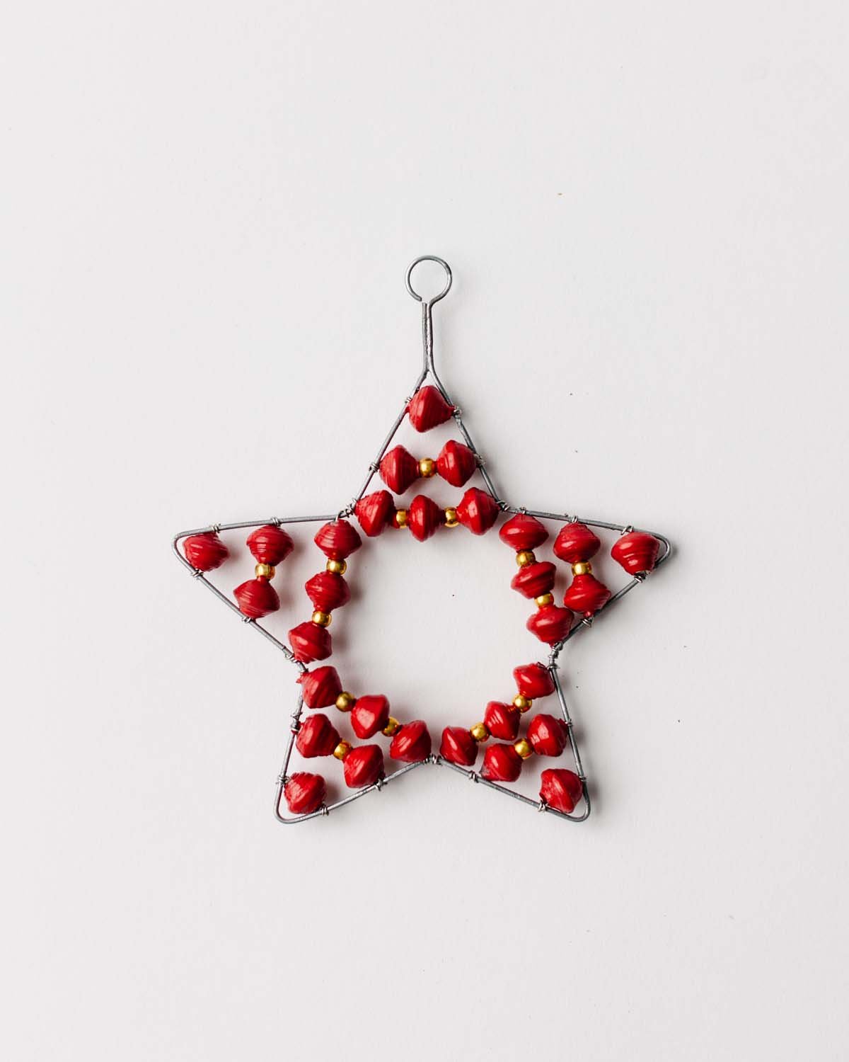 Gabriela Paperbead Star Ornament - Che Cose Belle